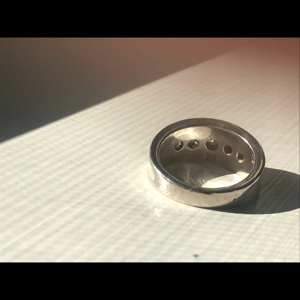 Pandora 5 Stone Ring - Size 6